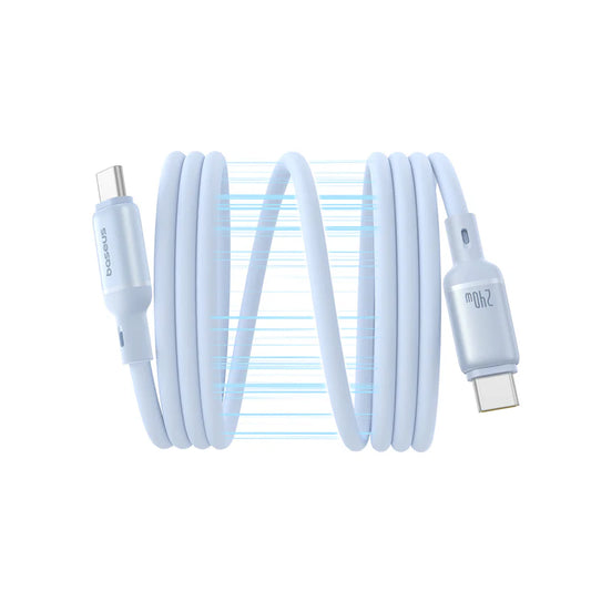 كابل Baseus PicoGo المغناطيسي C-C 240W | Baseus PicoGo Magnetic Cable C→C 240W 1m Blue