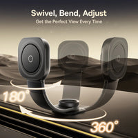 Baseus PrimeTrip C03 Magnetic Mount Stick-on Black - حامل سيارة مغناطيسي بيسوس برايم تريب C03 لاصق أسود