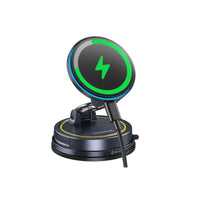 Baseus PrimeTrip VC2 Flex Pro Magnetic Car Charger 15W Wireless | حامل وشاحن سيارة بيسوس برايم تريب VC2 فليكس برو مغناطيسي لاسلكي 15 واط