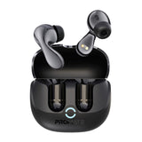 سماعات بروميت باتون اللاسلكية بعزل الضوضاء الهجين - أسود | Promate Baton High-Definition Hybrid ANC TWS Earbuds with IntelliTouch - Black