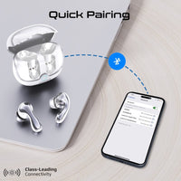 Promate Baton Hybrid ANC TWS Earbuds White-Detail