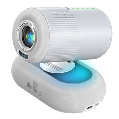 Promate Beamer-250R 4K compatible wireless LCD projector with RGB light - main view