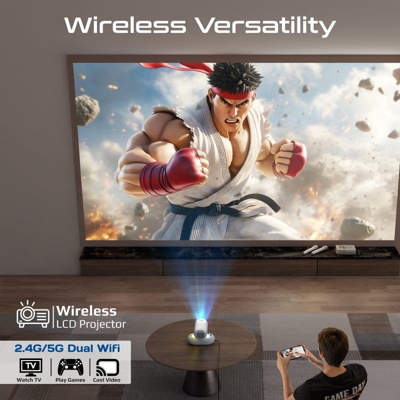 Promate Beamer-250R projector home cinema usage view
