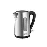 غلاية كهربائية ستانلس ستيل بسعة 1.7 لتر وقدرة 2200 واط من بلاك أند ديكر | BLACK+DECKER JC455-B5 1.7L 2200W Stainless Steel Kettle