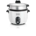 طباخة أرز بسعة 1.8 لتر ووعاء غير لاصق من بلاك أند ديكر | BLACK+DECKER RC1860-B5 1.8L Non-Stick Rice Cooker