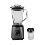 خلاط زجاجي مع مطحنة بقدرة 500 واط وخمس سرعات من بلاك أند ديكر | BLACK+DECKER SSBX525-B5 500W 5-Speed Glass Blender with Grinder