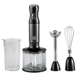 خلاط يدوي مع مفرمة بقدرة 600 واط من بلاك أند ديكر | BLACK+DECKER SSHB625-B5 600W Hand Blender with Chopper