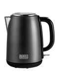 غلاية كهربائية ستانلس ستيل بسعة 1.7 لتر وقدرة 2200 واط من بلاك أند ديكر | BLACK+DECKER SSJC175-B5 1.7L 2200W Stainless Steel Kettle
