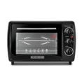 فرن بلاك أند ديكر بسعة 19 لتر وباب زجاجي مزدوج وشواية دوارة | BLACK+DECKER TRO19RDG-B5 19L Toaster Oven