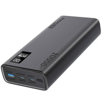Promate Bolt-20PD Power Bank 20000mAh Dual USB-C 22.5W Black-Front