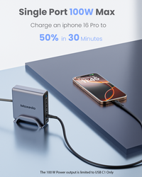Moxedo 300W Desktop Station - Ports