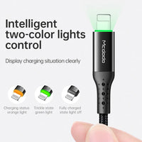 كيبل مكدودو يو اس بي اي الى لايتننغ بطول 1.2 متر | Mcdodo Auto Disconnect Lightning Charging Cable Nest Series 1.2m