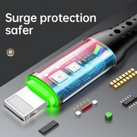 كيبل مكدودو يو اس بي اي الى لايتننغ بطول 1.2 متر | Mcdodo Auto Disconnect Lightning Charging Cable Nest Series 1.2m