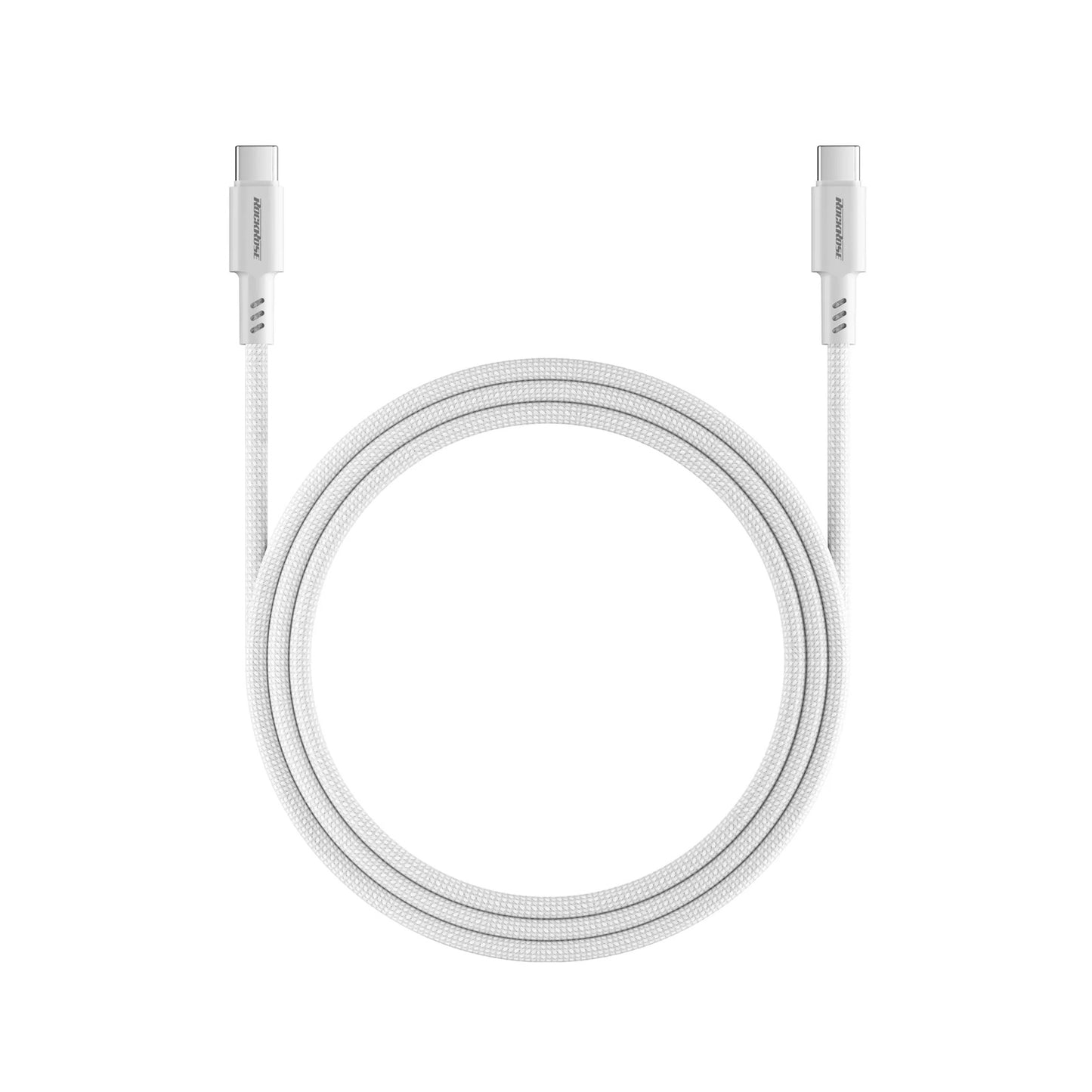 كيبل روك روز Asics تايب سي إلى تايب سي بقدرة شحن 100 واط وبطول 1 متر | RockRose Asics CC Plus USB-C to USB-C Cable 100W 1m