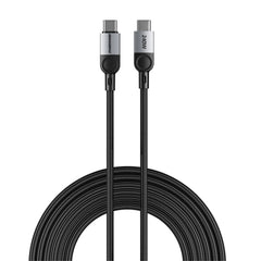 كيبل روك روز Sliverline  تايب سي إلى تايب سي بقدرة شحن 240 واط وبطول 2 متر | RockRose Sliverline CC Pro Max USB-C to USB-C Cable 240W 2m