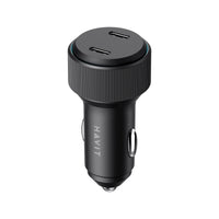 Havit CC2014 60W dual USB-C car charger black