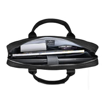 حقيبة لابتوب ويوو هالي لحجم 14 انش / 15.6 انش مع حزام كتف - اسود | WiWU Hali Laptop Briefcase Bag Handbag with Shoulder Strap 14" / 15.6" – Black