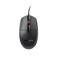 Promate CM-1200 ergonomic wired optical mouse - main view