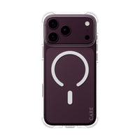 بانزر جلاس كفر شفاف بحلقة بيضاء لهاتف iPhone 18 Pro Max / iPhone 17 Pro Max | CARE by PanzerGlass Samba Case Transparent with White MagSafe iPhone 18 Pro Max | 17 Pro Max