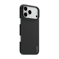 بانزر جلاس كفر ألياف أراميد نحيف لهاتف iPhone 18 Pro Max / iPhone 17 Pro Max | CARE by PanzerGlass Discovery Case Black & Grey with MagSafe iPhone 18 Pro Max | 17 Pro Max
