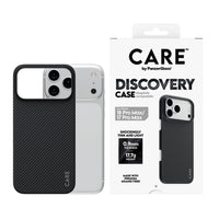 بانزر جلاس كفر ألياف أراميد نحيف لهاتف iPhone 18 Pro Max / iPhone 17 Pro Max | CARE by PanzerGlass Discovery Case Black & Grey with MagSafe iPhone 18 Pro Max | 17 Pro Max