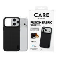 بانزر جلاس كفر قماشي أسود لهاتف iPhone 18 Pro Max / iPhone 17 Pro Max | CARE by PanzerGlass Fusion Fabric Case Black with MagSafe iPhone 18 Pro Max | 17 Pro Max