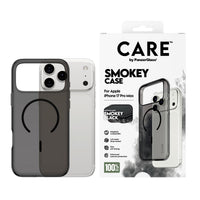 بانزر جلاس كفر دخاني بحلقة سوداء لهاتف iPhone 18 Pro Max / iPhone 17 Pro Max | CARE by PanzerGlass Smokey Case with Black MagSafe iPhone 18 Pro Max | 17 Pro Max