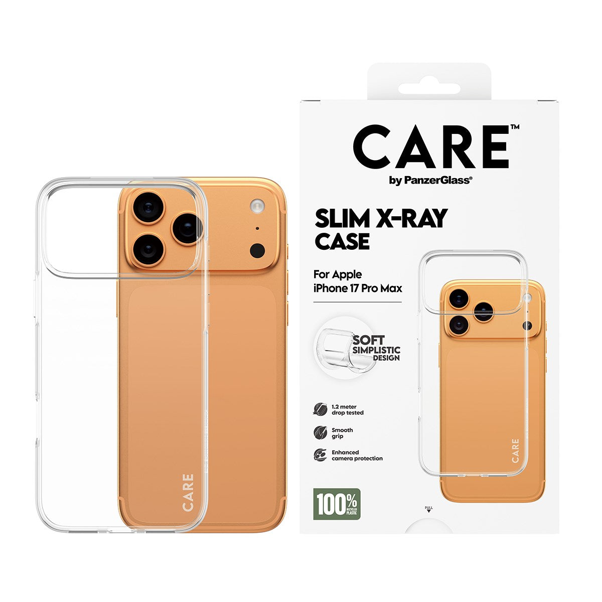 بانزر جلاس كفر شفاف نحيف لهاتف iPhone 18 Pro Max / iPhone 17 Pro Max | CARE by PanzerGlass X-Ray Case iPhone 18 Pro Max | 17 Pro Max
