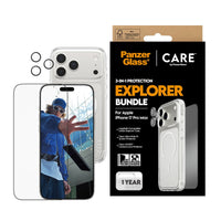بانزر جلاس بكج حماية 3 في 1 لهاتف iPhone 17 Pro Max | PanzerGlass | CARE by PanzerGlass 3-in-1 Bundle iPhone 17 Pro Max
