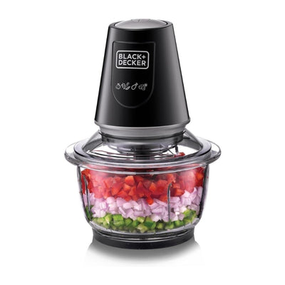 مثرامة بلاك آند ديكر الزجاجية متعددة الوظائف بقدرة 400 واط | Black&Decker GC430-B5 400W Multi-Function Glass Chopper