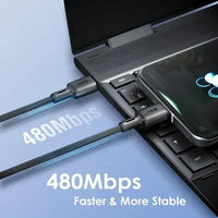 Oraimo OCD-154CC USB-C to USB-C Cable 1.5m Black - Connector Detail