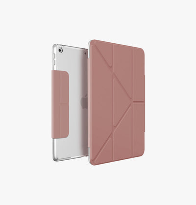 UNIQ Camden slim folding case for iPad 10.2 inch Light Coral