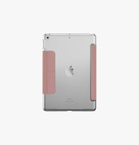 UNIQ Camden iPad 10.2 case Light Coral - typing position