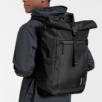 tomtoc Navigator-T61 rolltop backpack black expanded