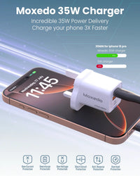 Moxedo Volton Pro 35W GaN Wall Charger - Size