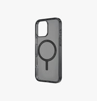 UNIQ Clario case for iPhone 16 Pro Max Smoke - angled view