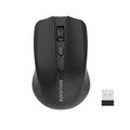 ماوس لاسلكي بصري مريح بمستقبل نانو | Promate Clix-8 2.4GHz Wireless Ergonomic Optical Mouse