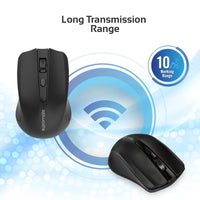 Promate Clix-8 mouse in use on a desk