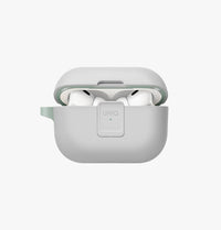 UNIQ Clyde locking AirPods Pro 2 case Dove White Soft Mint