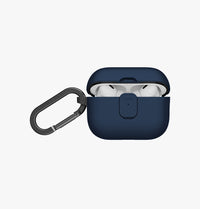 UNIQ Clyde case for AirPods Pro 3 Royal Blue - aluminium carabiner