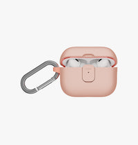 UNIQ Clyde case for AirPods Pro 3 Light Pink - aluminium carabiner
