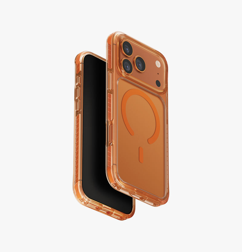 UNIQ Combat triple-layered protective case for iPhone 17 Pro Max Volt Orange - main view