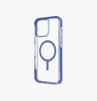 UNIQ Combat case for iPhone 16 Pearl Blue - angled view