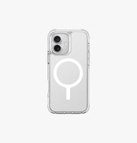 UNIQ Combat Luminous case for iPhone 16 Lume White - front view