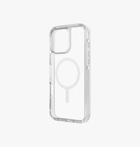 UNIQ Combat Luminous case for iPhone 16 Pro Max Lume White - angled view