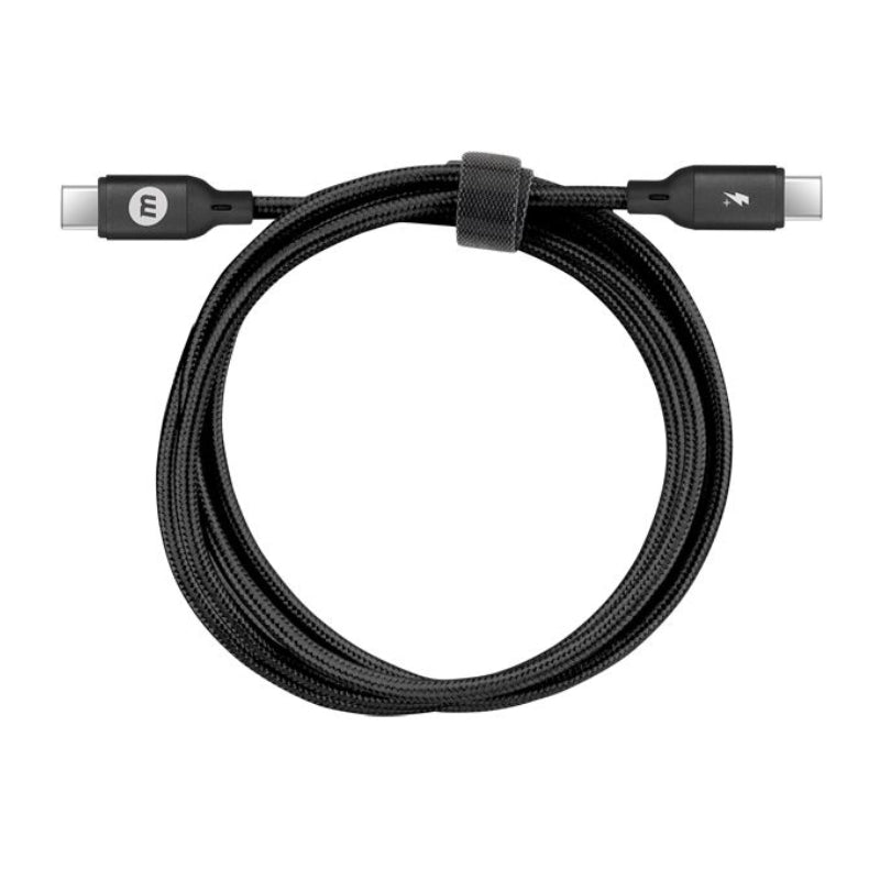 كيبل موماكس جو لينك تايب سي الى تايب سي بقدرة شحن 100 واط و طول 1.2 متر  | Momax GoLink USB-C to USB-C PD 100W Braided Cable (1.2M)