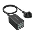 RAVPower RP-PC1045 75W GaN 5-Port Desktop Charger – شاحن مكتبي راف باور 75 واط، 5 منافذ، تقنية GaN،