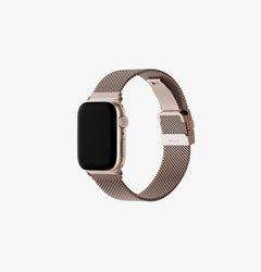 UNIQ Dante Pro Milanese stainless steel Apple Watch band Metallic Rose