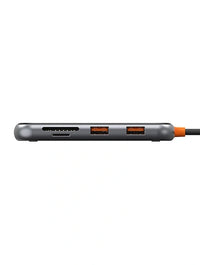 Adaptora Hub-a Pirfonksiyonel a 5-di-1-ê ya Tîpa C ya WiWU New Cyber ​​​​New