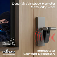 Promate DoorShield Black alarm under a door